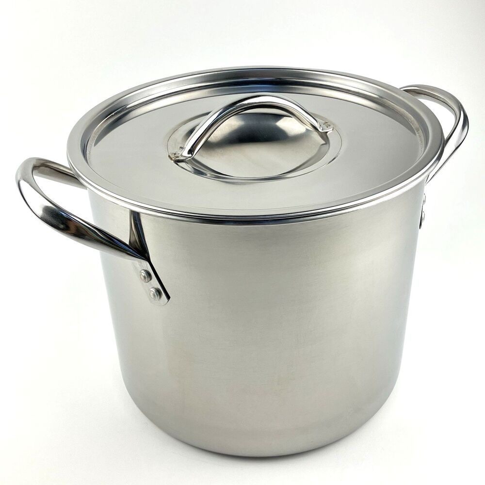 Heavy Duty Stainless Steel Cooking Pot /w Lid